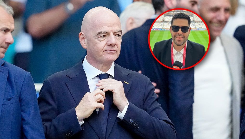"Złodziej". Uderzył w sędziego i w Infantino. FIFA ukarała dziennikarza