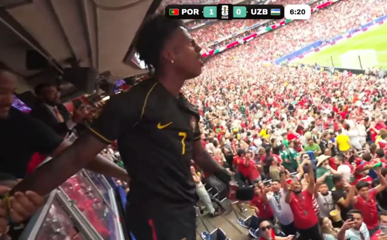IShowSpeed przeskoczył przez barierkę po golu Ronaldo na meczu Portugalii