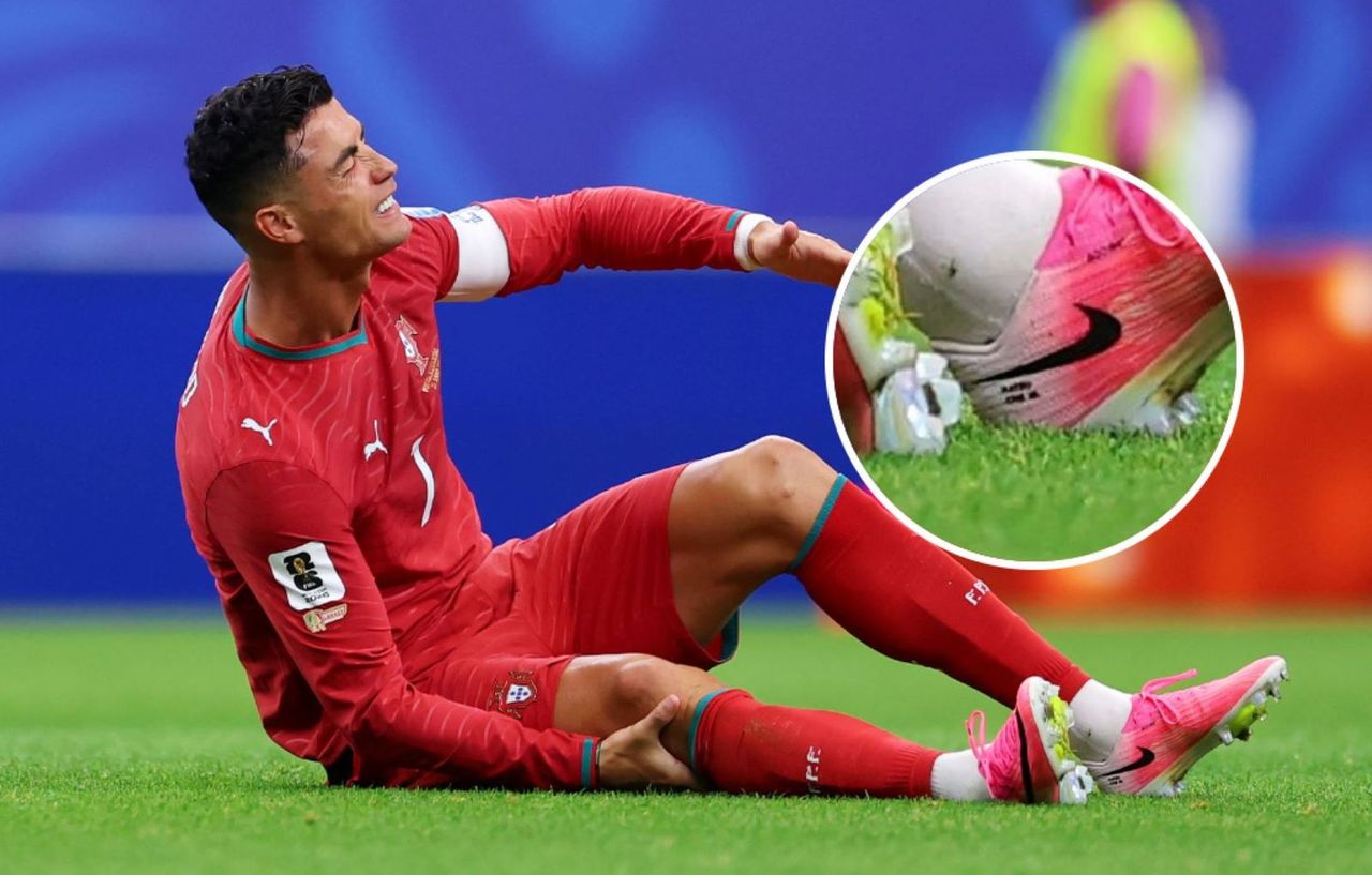 Ronaldo strzelił w meczu z Uzbekistanem (5:0) i miał napis na butach dla syna