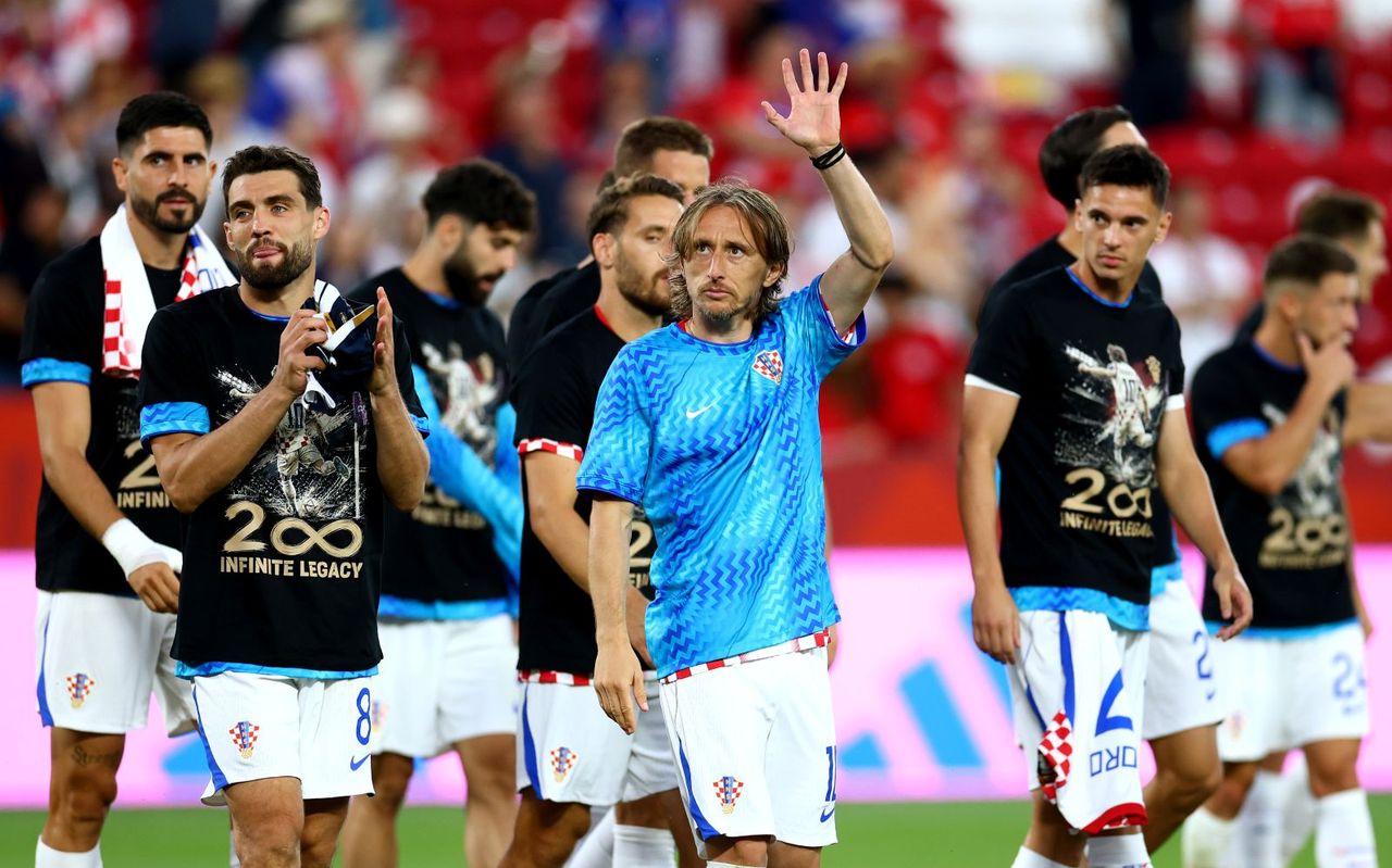 Modrić rozegrał 200. mecz w reprezentacji Chorwacji — świętował po finale z Panamą