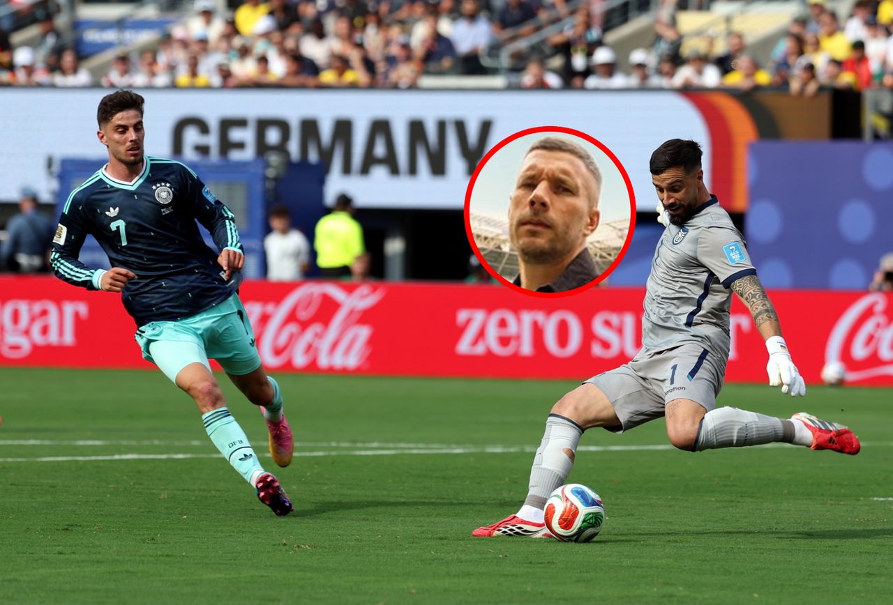 "Lekka przesada". Podolski przemówił ws. Niemców
