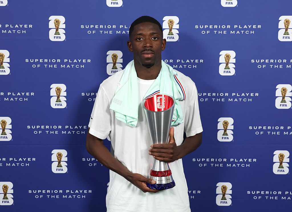 Dembélé hat-trickiem w 32 min — najszybszy w historii MŚ