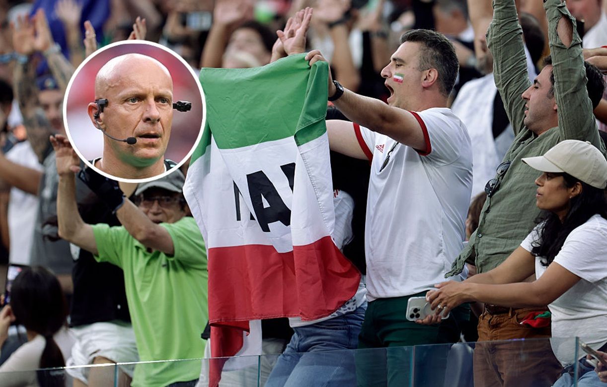 Marciniak disallows goal in Iran vs Egypt match; fans react in Los Angeles