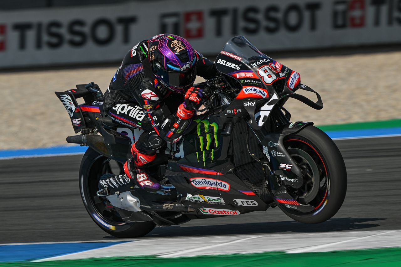 Jorge Martin takes Aprilia's first ever pole position at MotoGP Dutch GP 2026