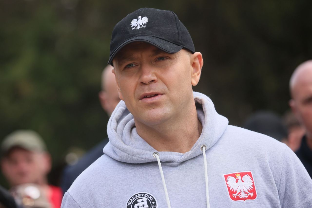 Nawrocki grał w piłkę na obronie — reprezentował Gedanię i Polonię Gdańsk