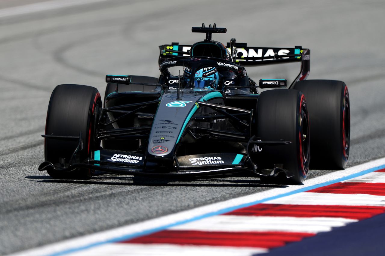 Russell na pole position w Austrii po wypadku Verstappena w kwalifikacjach F1