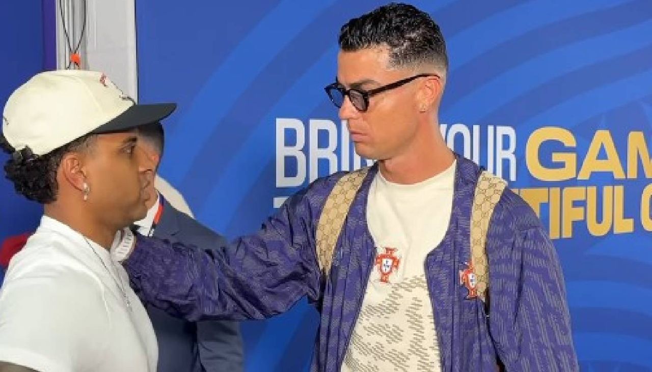 Rodrygo na trybunach MŚ i zdjęcie z Ronaldo: „Mój idol"