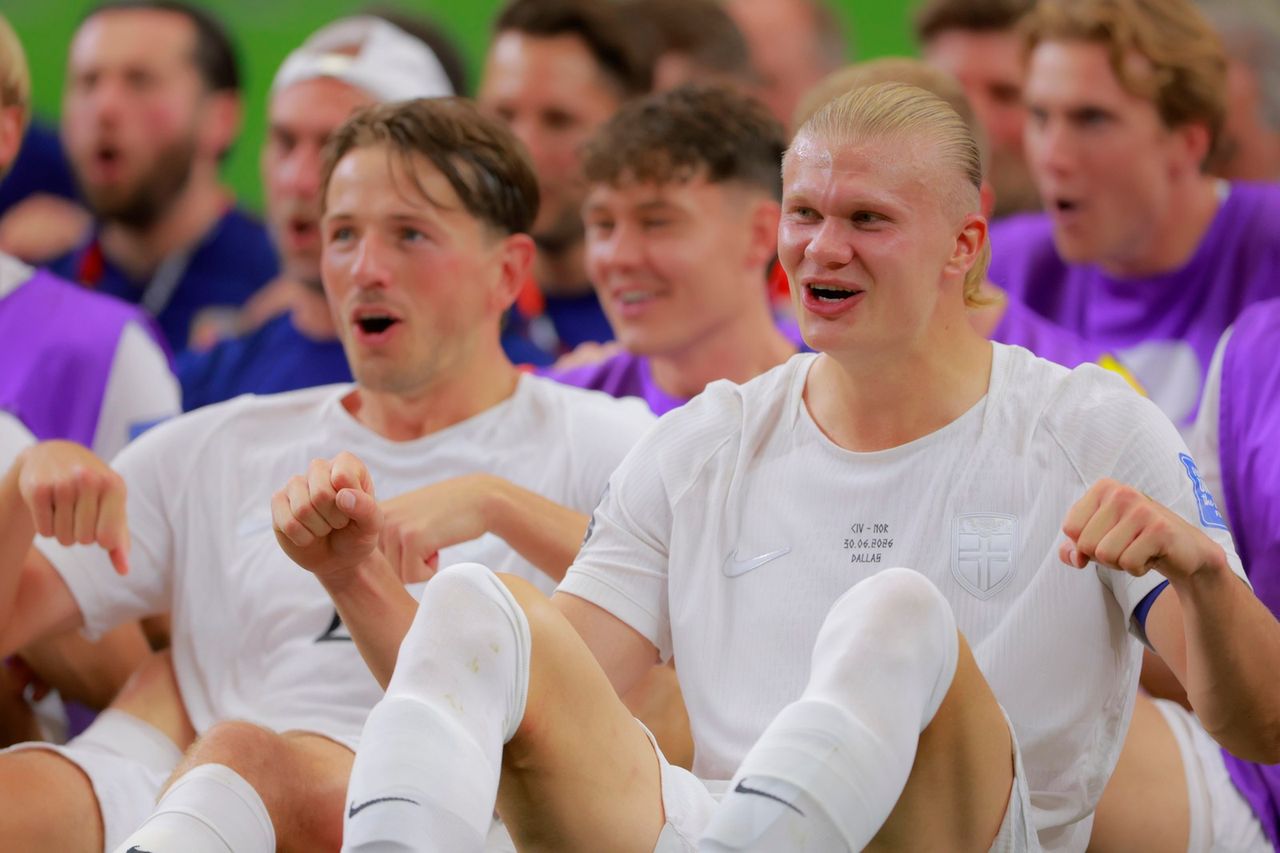 Haaland wzruszony: Norwegia w 1/8 finału mundialu