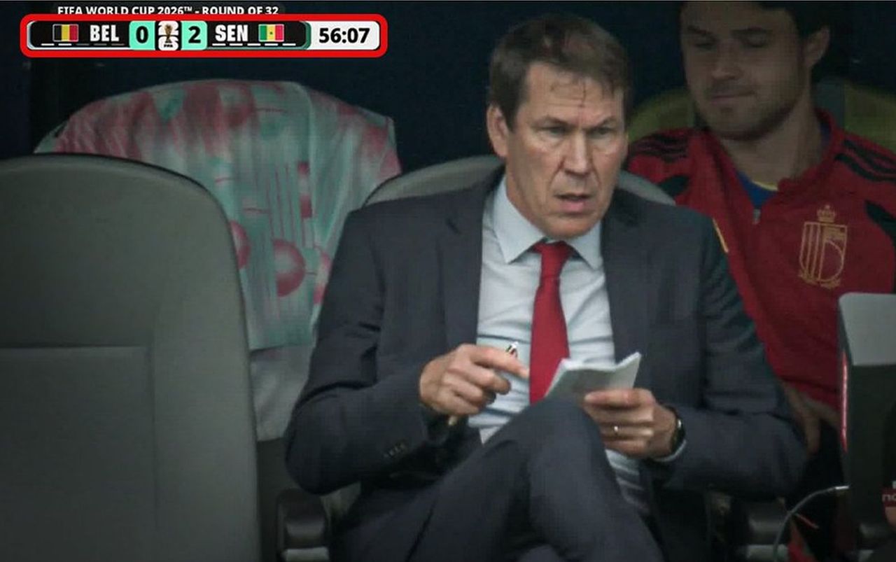Garcia robił notatki przy 0:2 — Belgia odwróciła losy meczu z Senegalem