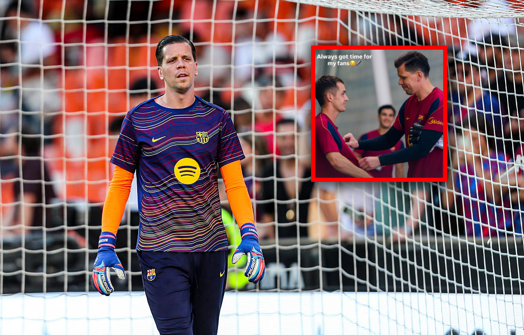Szczęsny bawi się na Instagramie