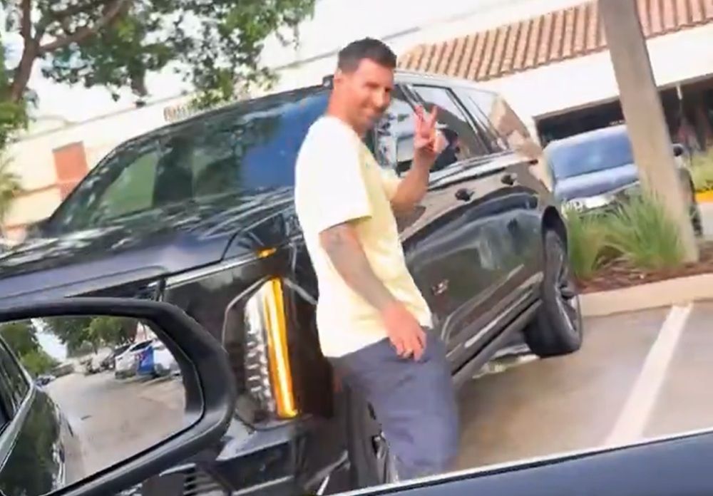 Lionel Messi na parkingu: Spotkanie z fanem w Miami