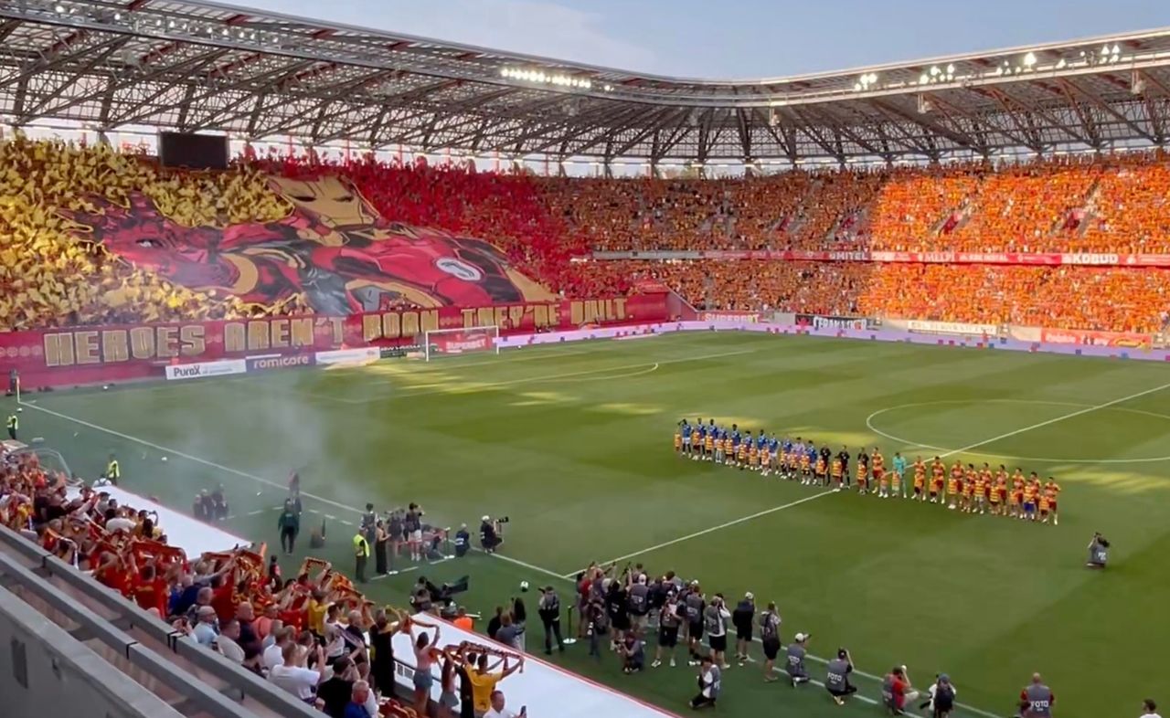 Niezapomniana atmosfera w Białymstoku przed meczem z Rangers FC