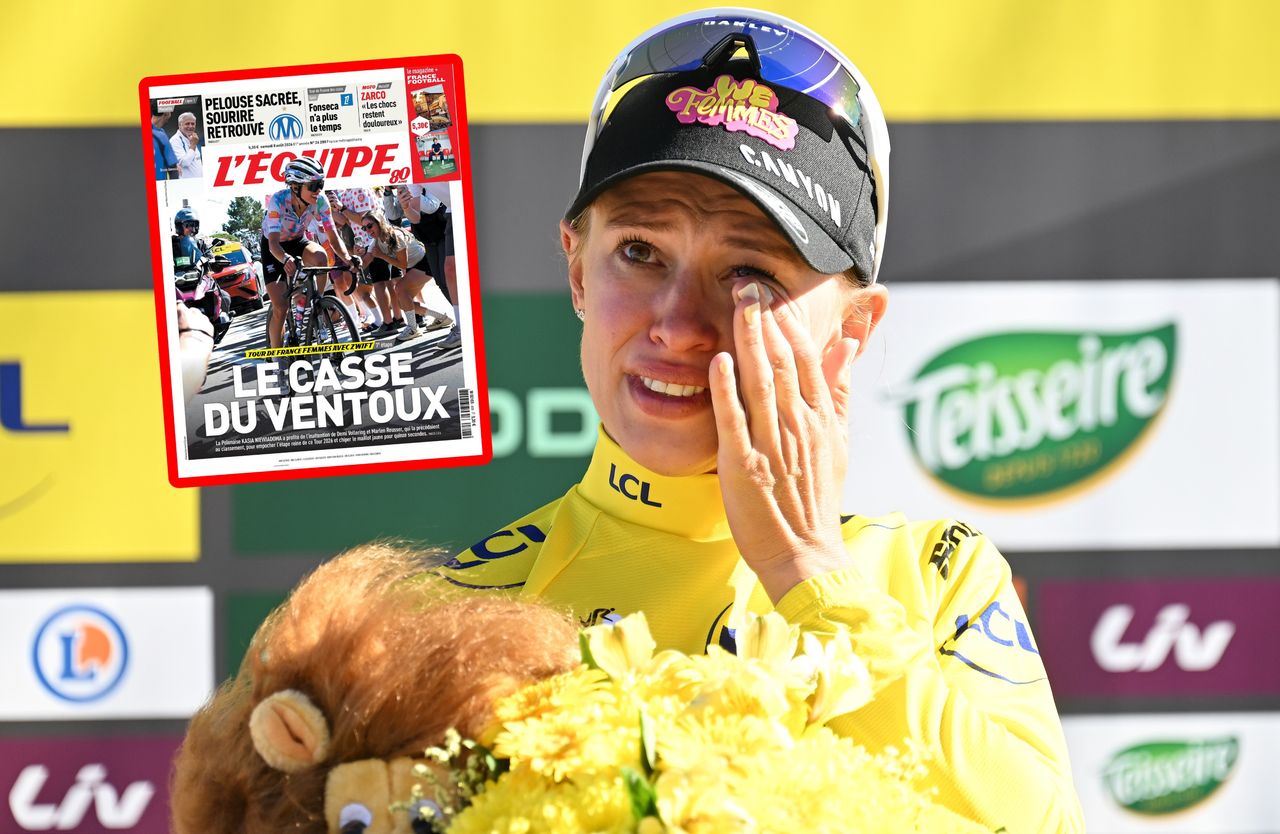 Polska kolarka zdobyła etap Tour de France – napad na Ventoux