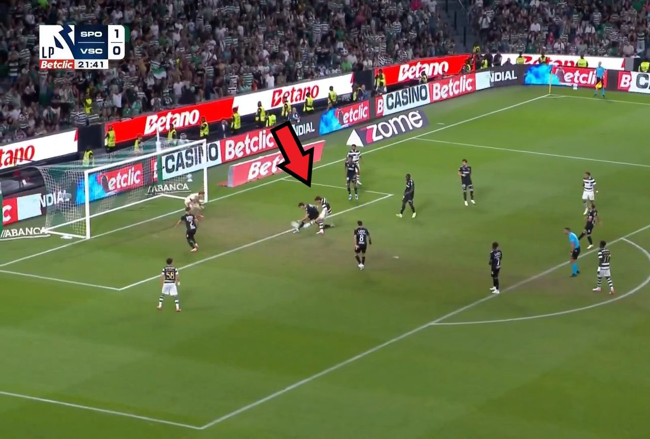 Sporting rozjechał Vitorię Guimarães – Polak w bramce, a rywale grają jak na konsoli