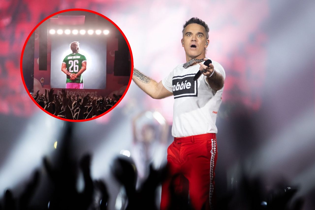 Robbie Williams w koszulce Warty Poznań – sensacja na festiwalu