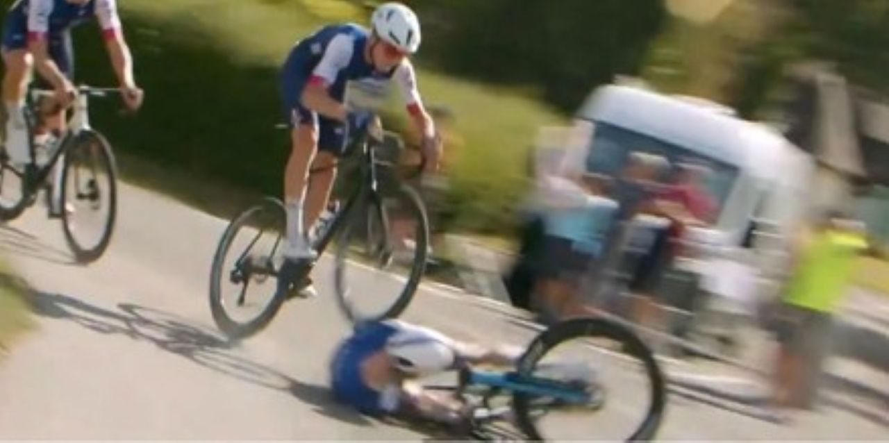 Tour de l'Avenir 2026: Louka Lesueur w akcji 