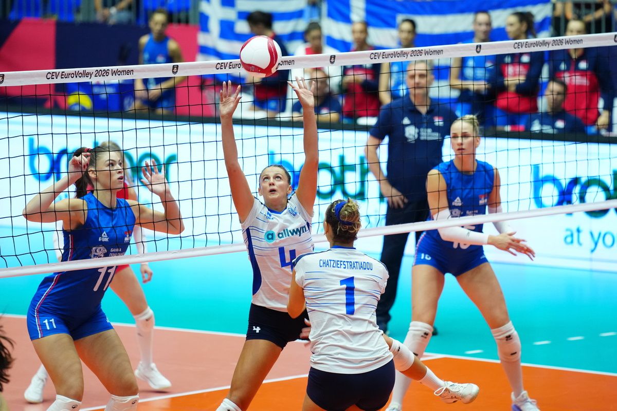 Serbia Dominates Greece, Kurtagić Shines in EuroVolley 2026