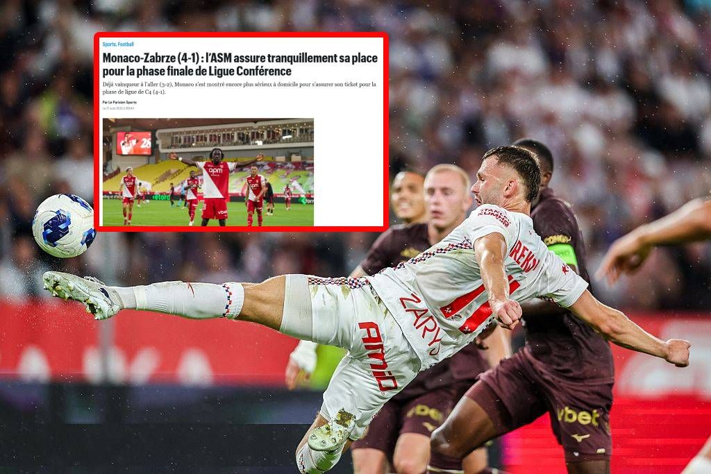 Monaco rozbiło Górnika – Francja dominuje w Lidze Konferencji