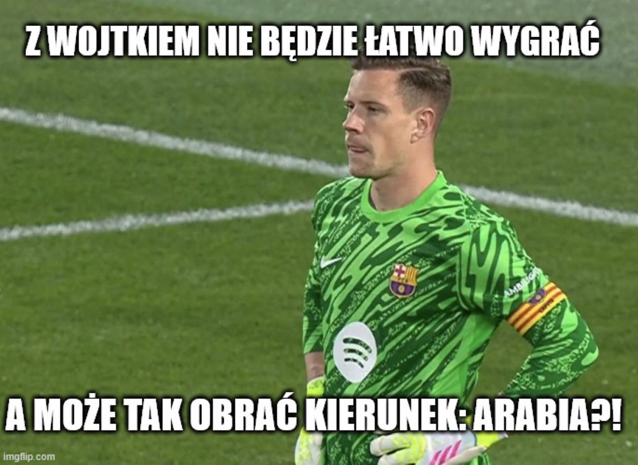 "Z Wojtkiem nie będzie łatwo wygrać". Memy po zwycięstwie Barcy