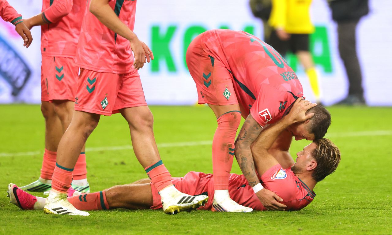 Dortmund zatrzymany, siedem goli w Elversbergu. Polak w centrum szalonego meczu Bundesligi
