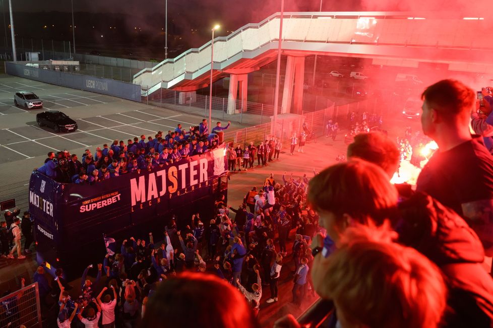 Wielka feta w Poznaniu! Tak Lech świętował mistrzostwo Polski (galeria)