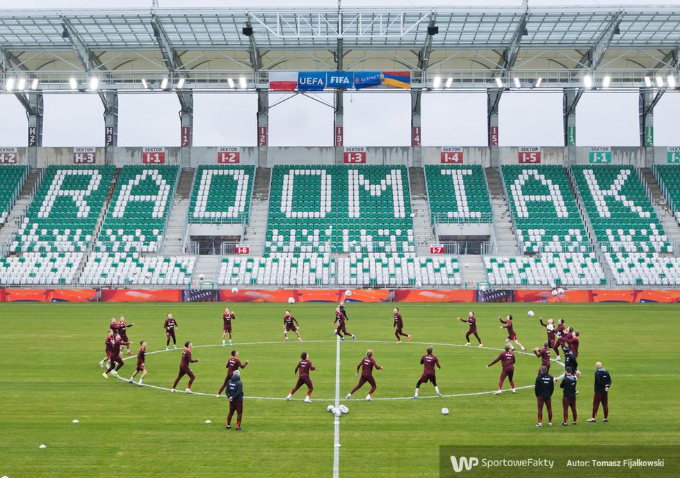 Trening reprezentacji U-21 w Radomiu