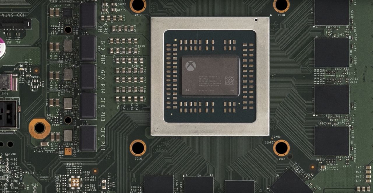 64 amd jaguar. Xbox one x CPU.