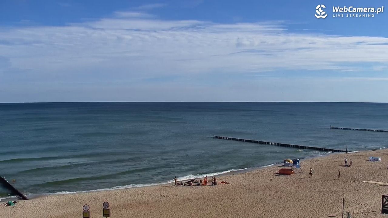 Była 8:50 na plaży w Mielnie. Oto co zarejestrowała kamera - o2