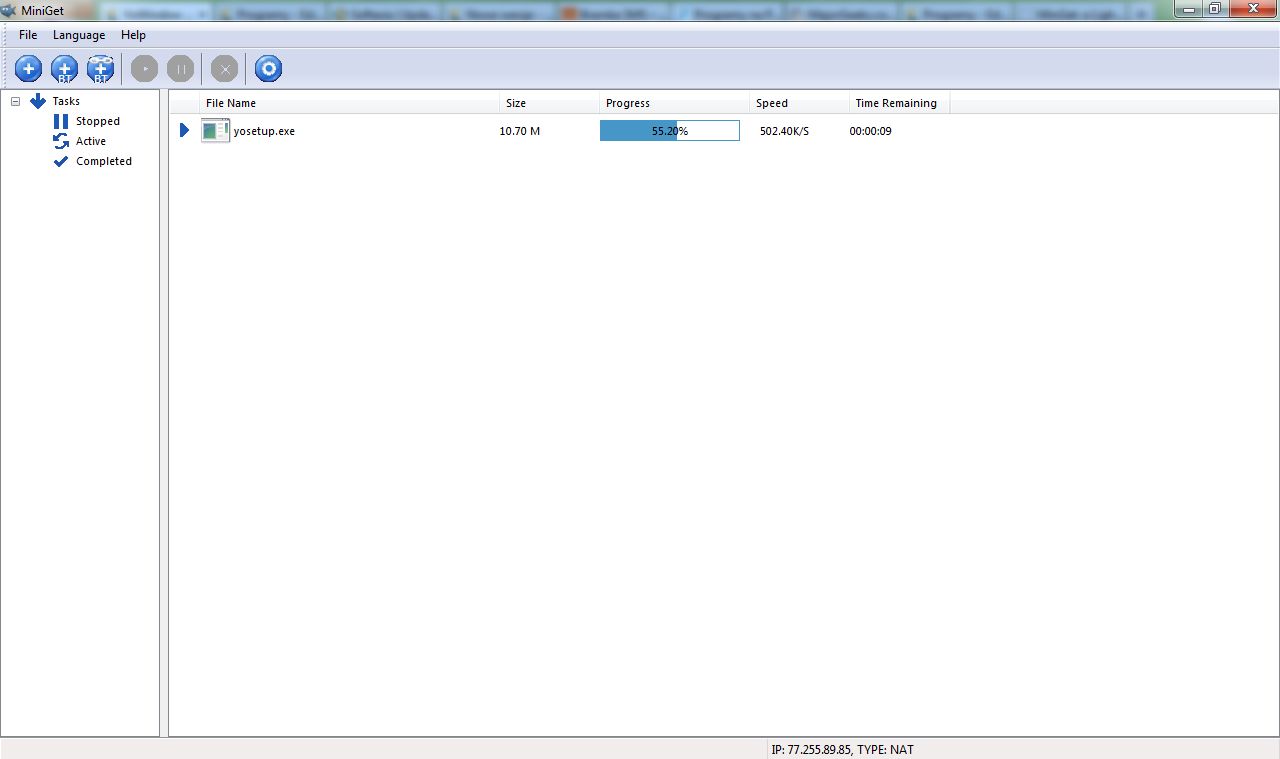 Miniget Downloader MiniGet 1.1.10.1806 - dobreprogramy