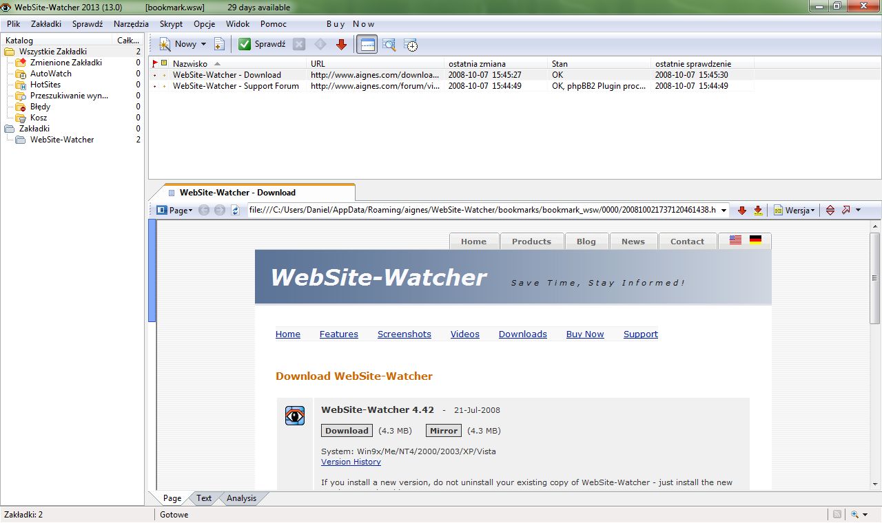 WebSiteWatcher 2024 24.1.0.100 dobreprogramy