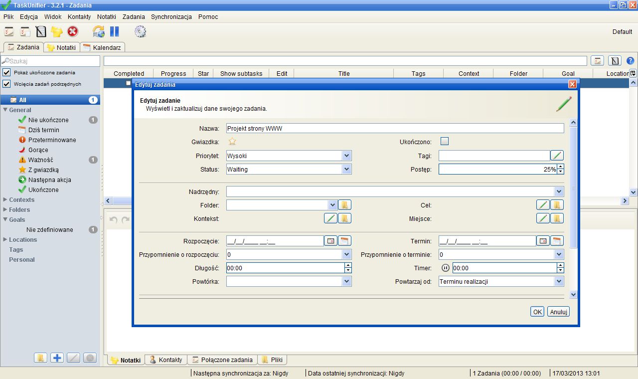 TaskUnifier 4.3.4 - dobreprogramy