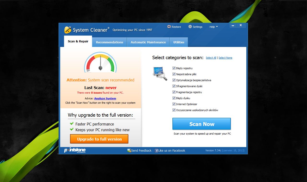 advanced system cleaner download