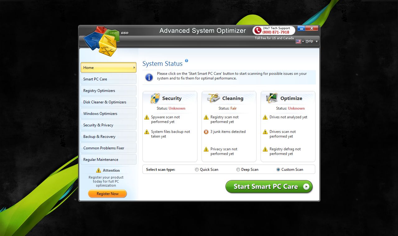 Advanced System Optimizer 3.81.8181.238 download the last version for ios
