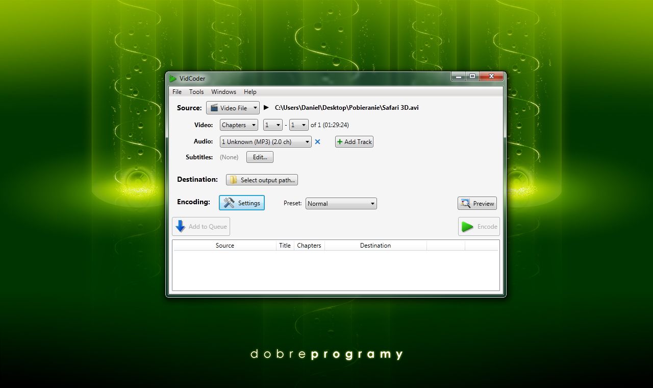 download the new version for windows VidCoder 8.26