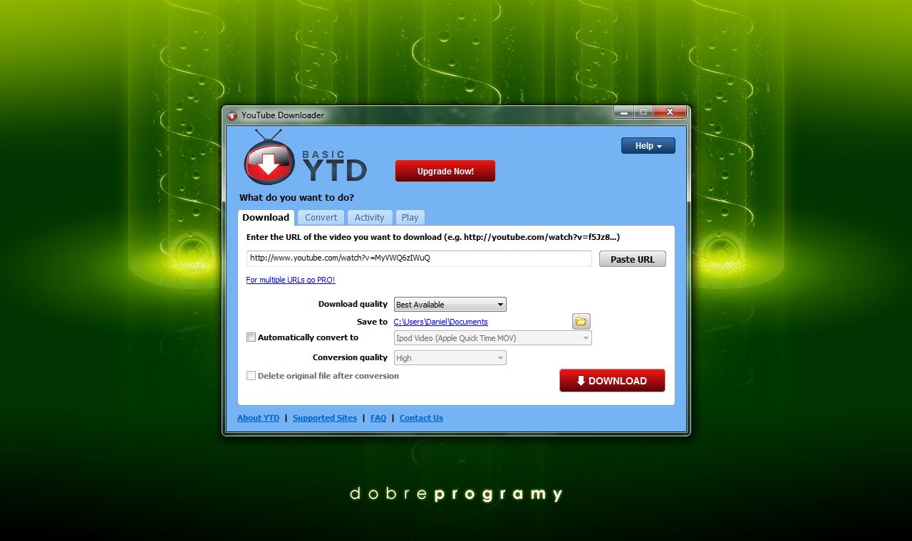 YTD Video Downloader 5.9.17.1 Basic - dobreprogramy