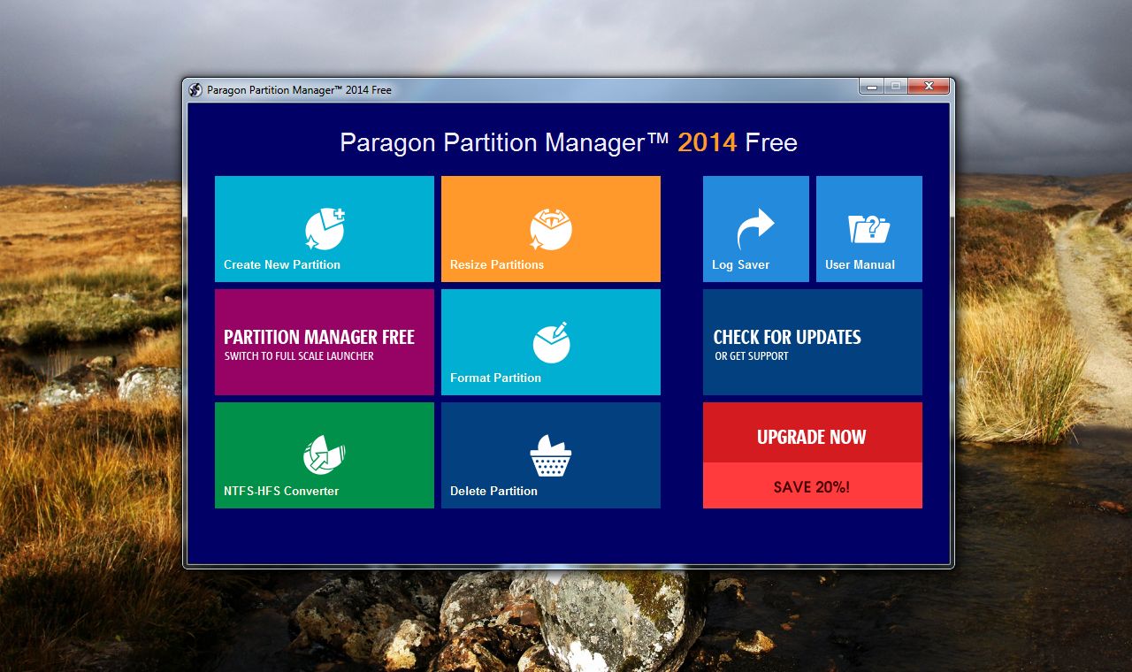 paragon partition manager free download