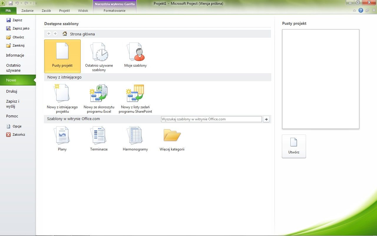 Microsoft Office Project Professional 2010 dobreprogramy