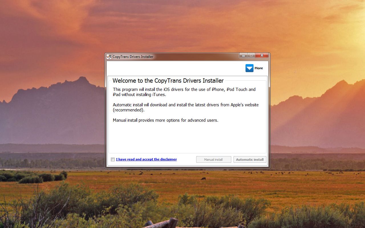 CopyTrans Drivers Installer 3.002 - dobreprogramy