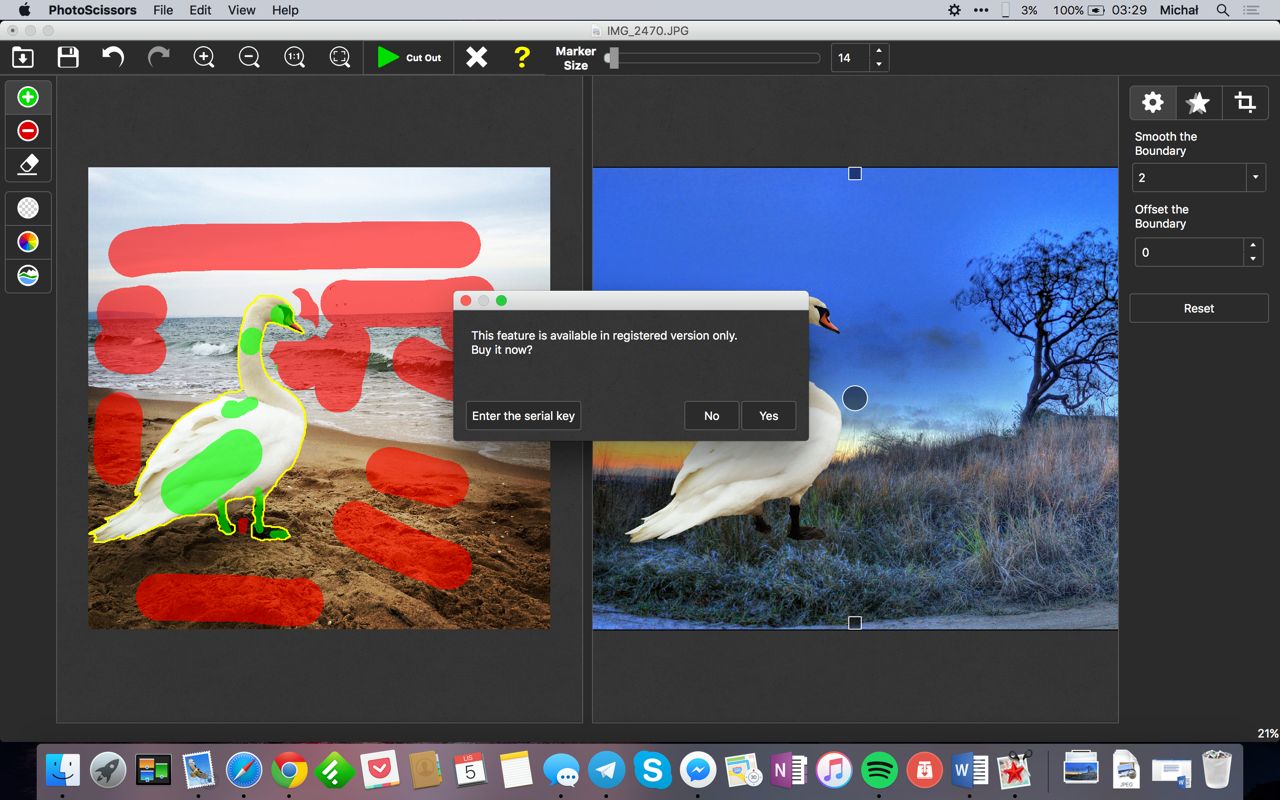 download the new for mac PhotoScissors 9.2