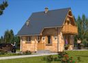 Zdjęcie 1 projektu L-56 Dom kresowa z bali BBD1078
