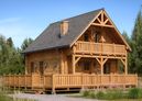 Zdjęcie 1 projektu L-95 Dom solna z bali BBD1148