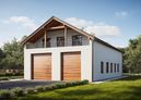 Zdjęcie 1 projektu G200 - Budynek mieszkalno - garażowy PRA1183