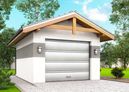 Zdjęcie 1 projektu G1 - garaż jednostanowiskowy BBH1004