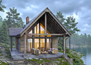 Zdjęcie 1 projektu Mazury - drewniany GDE1054