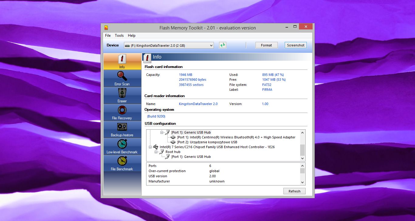 Flash Memory Toolkit 2.01 dobreprogramy