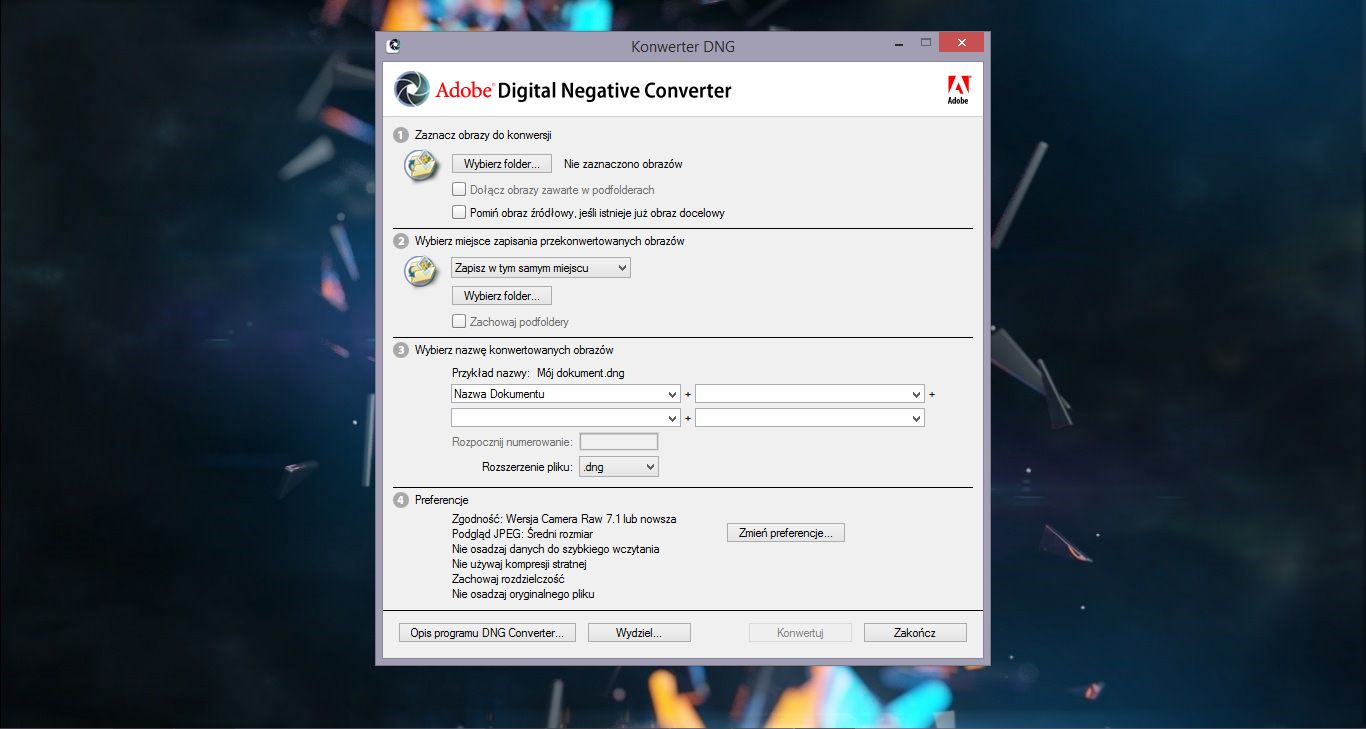 adobe dng converter mac 10.6.8
