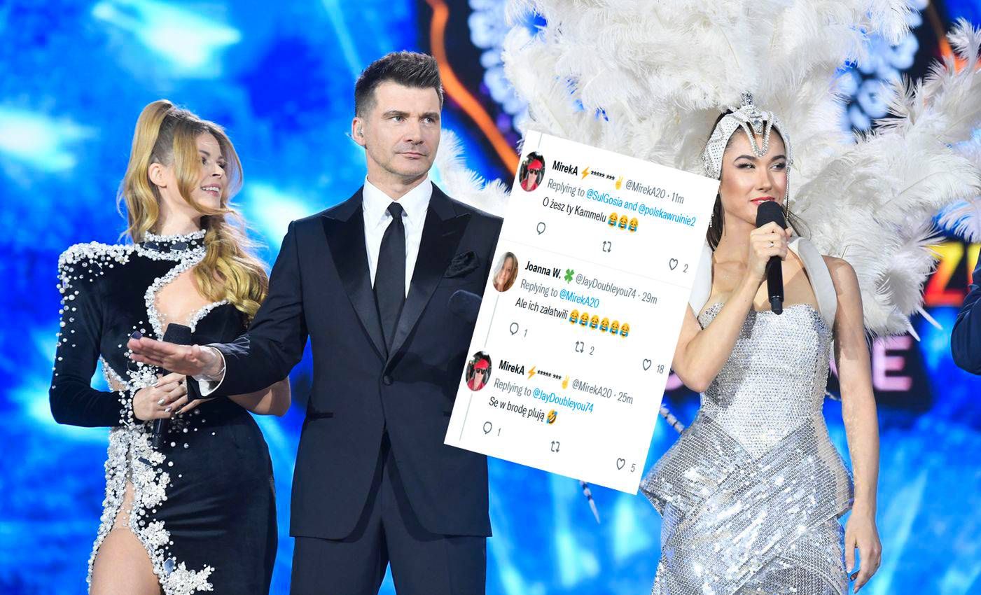 Black Eyed Peas z tęczowymi opaskami na "Sylwestrze Marzeń" TVP