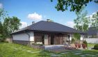 Projekt domu TK36 - parterowy dom o powierzchni 135,51 m², dach kopertowy - ujęcie 2