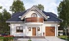 Projekt domu Ślężan Alter (1041) - parterowy z poddaszem dom o powierzchni 123,80 m², dach kopertowy - ujęcie 2