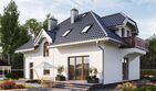 Projekt domu Ślężan Alter (1041) - parterowy z poddaszem dom o powierzchni 123,80 m², dach kopertowy - ujęcie 3